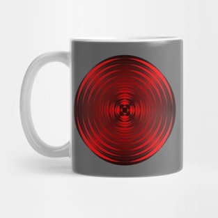 Fuzzy Circular Logic Red 5 Mug